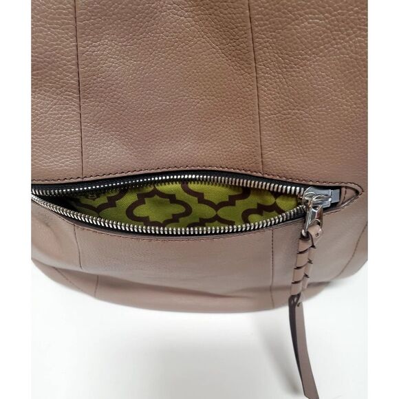 orYANY Purse NWT Chelsea Hobo Bag CH902 Braided Mocha Tag & Dust Bag Warm Taupe - Picture 9 of 14